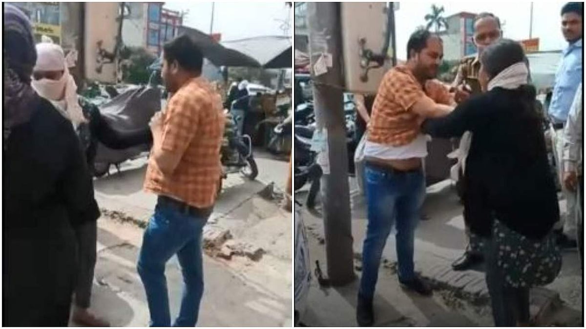 കാമുകിക്കൊപ്പം ഷോപ്പിങ്; പിടികൂടി ഭാര്യ; നടുറോഡിലിട്ട് ഭര്ത്താവിനെ'കൈകാര്യം' ചെയ്തു; വീഡിയോ വൈറല്