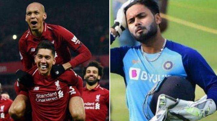 'ആ ഷര്‍ട്ട് കൊള്ളാം'; ലിവര്‍പൂളിന്റെ ശ്രദ്ധ പിടിച്ച് റിഷഭ് പന്ത് 