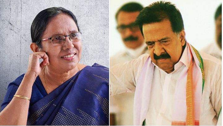 'ആങ്ങള ചത്താലും വേണ്ടില്ല നാത്തൂന്റെ കണ്ണീര് കണ്ടാല്‍ മതി' : ചെന്നിത്തലയ്‌ക്കെതിരെ മന്ത്രി ശൈലജ