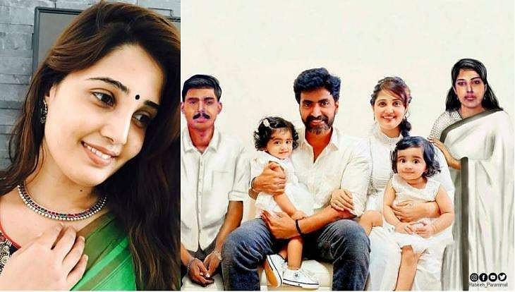മരിച്ചുപോയ സഹോദരനും കാമുകിയും സാന്ദ്രയ്ക്കും കുടുംബത്തിനുമൊപ്പം; സ്വപ്നം യാഥാർത്ഥ്യമായ സന്തോഷത്തിൽ താരം 
