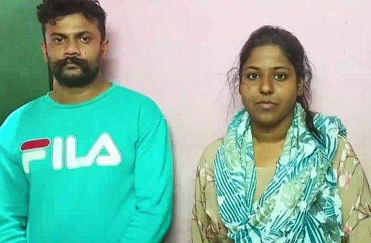 പെയിന്റടിക്കാനെത്തിയ വീടിന്റെ താക്കോൽ കൈക്കലാക്കി, അഞ്ച് ലക്ഷവും സ്വർണവും കവർന്നു, യുവദമ്പതികൾ അറസ്റ്റിൽ