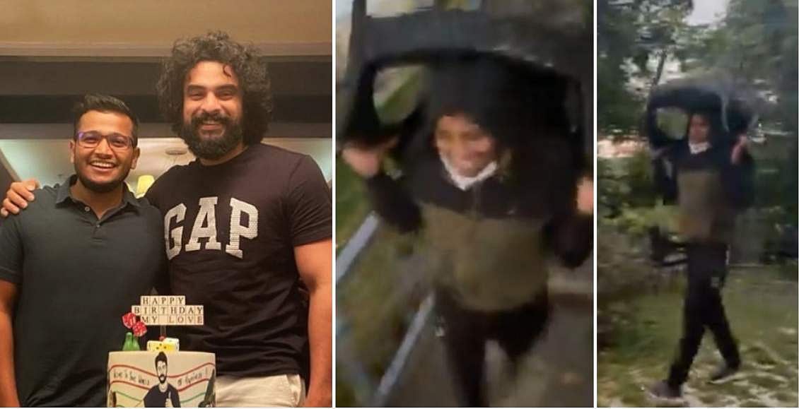 കസേരയും തലയിൽ ചുമന്നു പോകുന്ന സംവിധായകൻ, ബേസിലിന് പിറന്നാൾ ആശംസകളുമായി ടൊവിനോ: വിഡിയോ