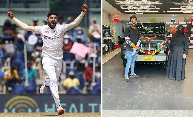'ഈ നിമിഷം വാക്കുകൾ കിട്ടാതെ ഞാൻ പരാജയപ്പെടുന്നു'- പുതുപുത്തൻ മഹീന്ദ്ര ഥാർ ഏറ്റുവാങ്ങി മുഹമ്മദ് സിറാജ്