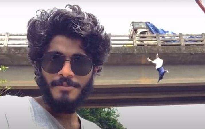 മെൽവിന്റെ വിഡിയോയ്ക്കിടെ പാലത്തിന് മുകളിൽ നിന്ന് ചാടി സണ്ണി വെയ്ൻ