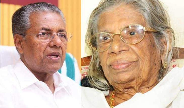 സ്ത്രീക്ക് സ്വന്തം മുഖവും വ്യക്തിത്വവുമുണ്ടെന്ന് പൊരുതി സ്ഥാപിച്ച ഗൗരിയമ്മ: മുഖ്യമന്ത്രി  