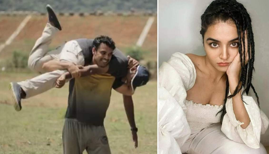 ആളൊരു കില്ലാഡി തന്നെ, സംവിധായകനെ പൊക്കിയെടുക്കുന്ന ടൊവിനോയുടെ വിഡിയോ;  പരാതിയുമായി നായിക