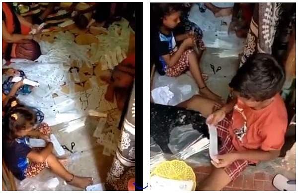 കോവിഡ് ടെസ്റ്റിനുള്ള ഉപകരണങ്ങള് ചേരിയില് പായ്ക്ക് ചെയ്യുന്നു; ഞെട്ടിക്കുന്ന വീഡിയോ, കേസ്