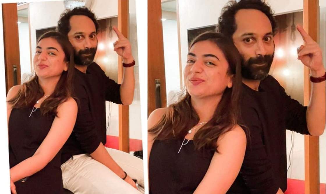 സൂപ്പർ കൂളായി ഫഹദ് ഫാസിൽ; പങ്കാളിക്കൊപ്പമുള്ള ചിത്രവുമായി നസ്രിയ