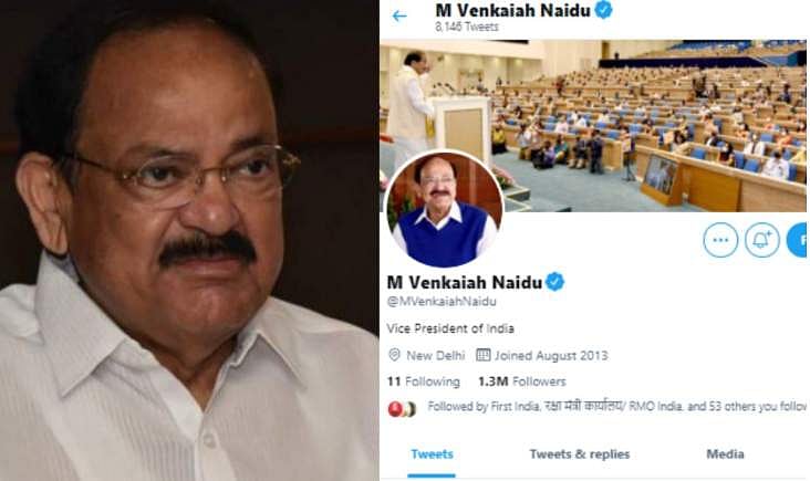 ബ്ലൂ ടിക്ക് തിരിച്ചെത്തി; ഉപരാഷ്ട്രപതിയുടെ സ്വകാര്യ അക്കൗണ്ടിന് വേരിഫിക്കേഷന്‍ ഉറപ്പാക്കി ട്വിറ്റര്‍ 