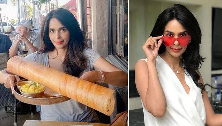 വമ്പന്‍ നെയ്‌റോസ്റ്റും കയ്യില്‍ പിടിച്ച് മല്ലിക ഷരാവത്ത്, ലോസ് ആഞ്ചലസില്‍ ദോശ കിട്ടുമോയെന്ന് ആരാധകര്‍; വൈറല്‍