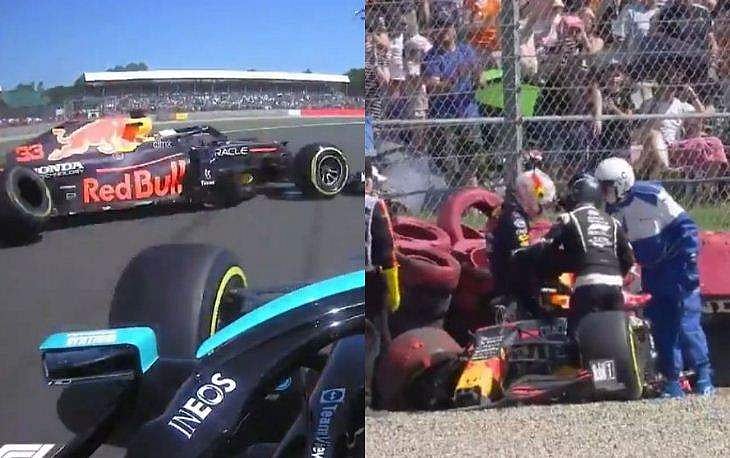 ടയറുകൾ കൂട്ടിയിടിച്ച് അപകടം, മാക്സ് വെർസ്റ്റപ്പെന്റെ കാർ തകർന്നു; ഹാമിൽട്ടന് 10 സെക്കൻഡ് പിഴ  