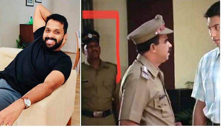 'ക്ലാപ്പ് ബോർഡ് അടിയിൽ നിന്ന് രക്ഷപ്പെടാൻ ജൂനിയർ ആർട്ടിസ്റ്റായി', ഫോട്ടോയുമായി അരുൺ ​ഗോപി