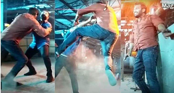 ബാബുരാജ് 'എടുത്തെറിഞ്ഞു', ഭിത്തിയിൽ ഇടിച്ചുവീണ് വിശാലിന് പരുക്ക്; വിഡിയോ വൈറൽ
