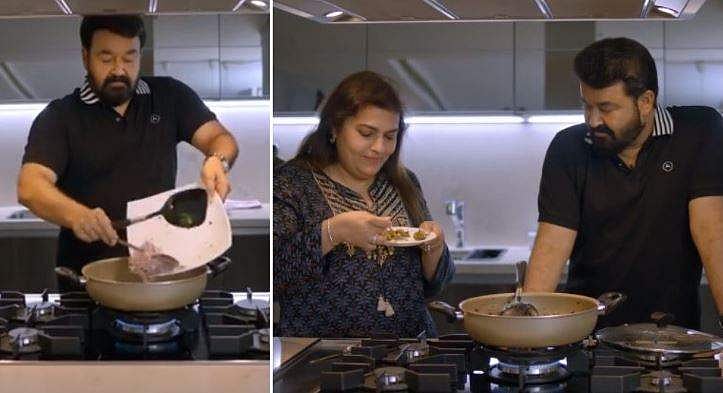 ചുട്ട തേങ്ങ ചതച്ച് മോഹൻലാൽ സ്പെഷ്യൽ ചിക്കൻ കറി, രുചി നോക്കി സുചിത്ര; വിഡിയോ