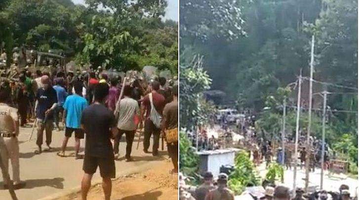 അസം- മിസോറം അതിര്‍ത്തിയില്‍ സംഘര്‍ഷം, വെടിവെപ്പ് ; ആരോപണങ്ങളുതിര്‍ത്ത് മുഖ്യമന്ത്രിമാര്‍ ( വീഡിയോ )
