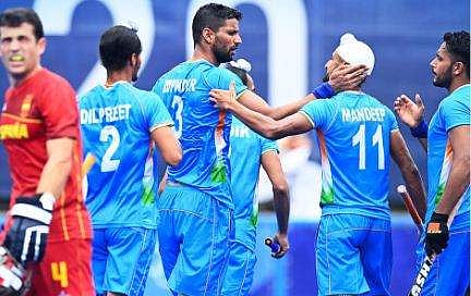 ഉജ്ജ്വലം ഇന്ത്യ; സ്‌പെയിനിനെ തകര്‍ത്ത് ഹോക്കിയില്‍ തിരിച്ചുവരവ്; ക്വാര്‍ട്ടര്‍ പ്രതീക്ഷ