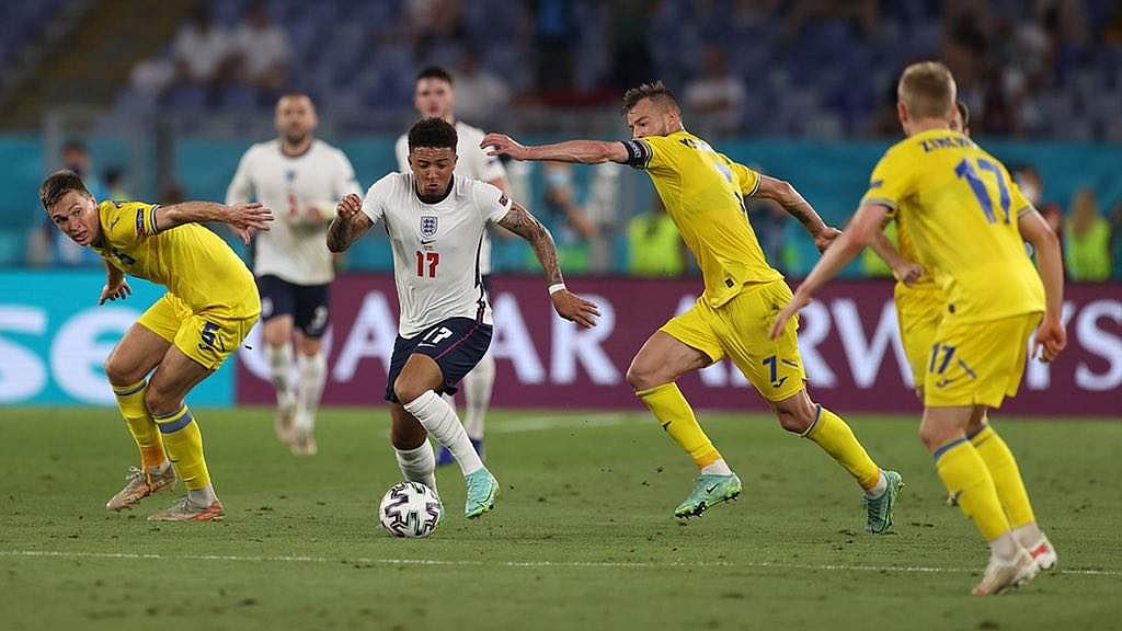 ഇരട്ട ഗോളുമായി ഹാരി കെയ്ന്‍, ഉക്രെയ്‌നെ 4-0ന് തകര്‍ത്ത് ഇംഗ്ലണ്ട്; 1996ന് ശേഷം ആദ്യമായി സെമിയില്‍
