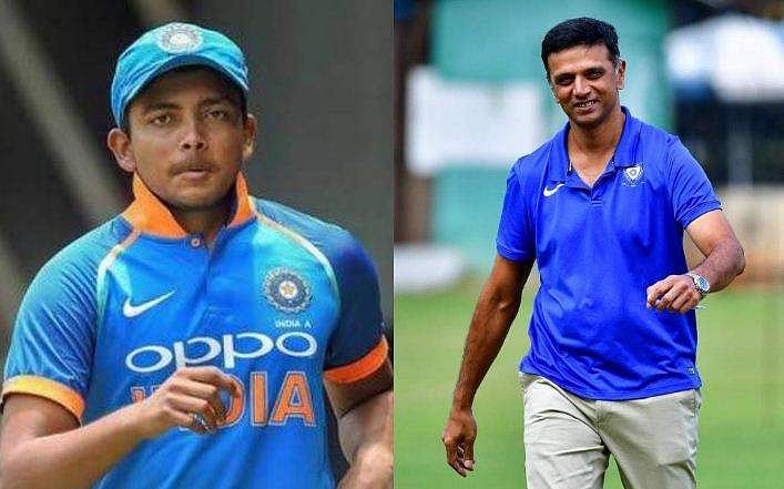 ദ്രാവിഡ് അതിശയിപ്പിക്കും, ക്രിക്കറ്റിനെക്കുറിച്ച് അദ്ദേഹത്തിന് എല്ലാമറിയാം: പൃഥ്വി ഷാ 