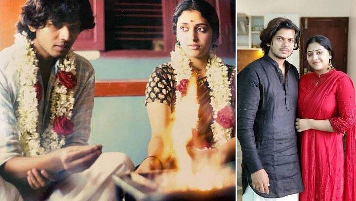 ആറാം വിവാഹവാർഷികം, കല്യാണഫോട്ടോയുമായി അനു സിത്താര