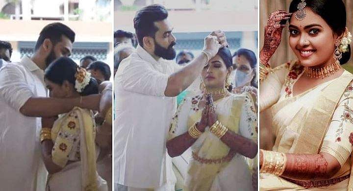 മൃദുല വിജയ്‌യും യുവകൃഷ്ണയും വിവാഹിതരായി; ചിത്രങ്ങൾ