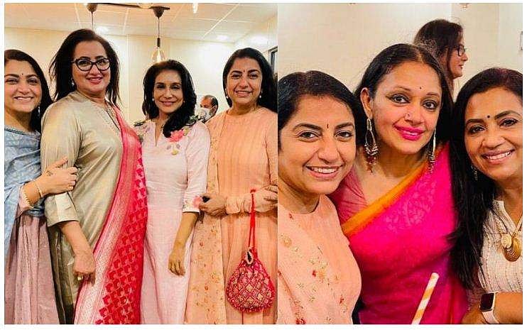 സുഹാസിനിക്ക് അറുപതാം പിറന്നാൾ, ഒന്നിച്ച് ആഘോഷിച്ച് കൂട്ടുകാരികൾ; ചിത്രങ്ങൾ 