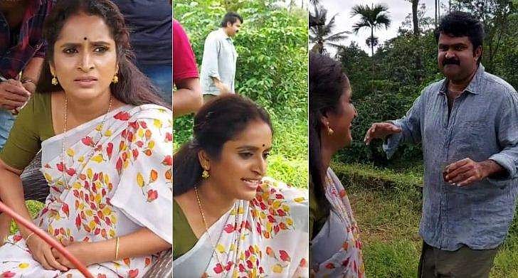 സംവിധായകൻ അഭിനയിക്കാൻ പോയ തക്കത്തിന് സീറ്റ് കയ്യടക്കി, സെറ്റ് ഭരിച്ച് സുരഭി ലക്ഷ്മി; വിഡിയോ