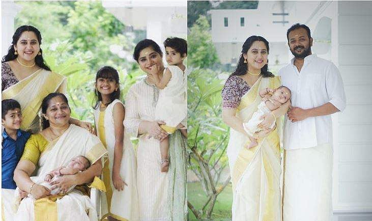 ലൂക്കയുടെ ആദ്യ ഓണം; ഒന്നിച്ചുള്ള ചിത്രവുമായി മിയ 