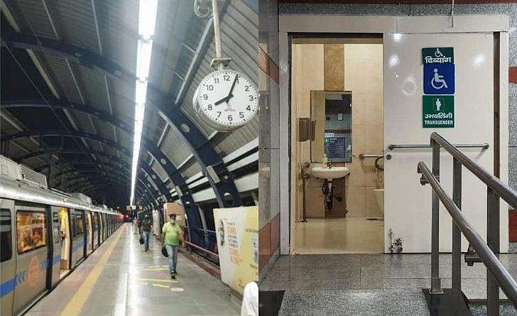 ട്രാൻസ്‌ജെൻഡേഴ്‌സിന് പ്രത്യേക ശുചിമുറികൾ ഒരുക്കി ഡൽഹി മെട്രോ 