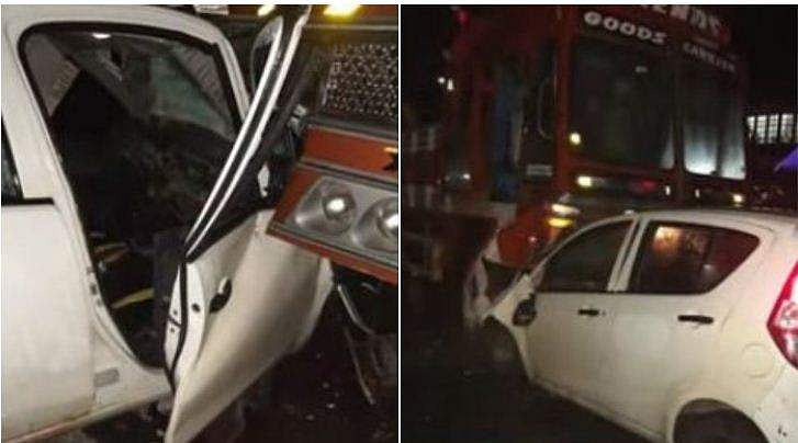 മൂവാറ്റുപുഴയില്‍ കാറും ലോറിയും കൂട്ടിയിടിച്ചു ; മൂന്നു മരണം