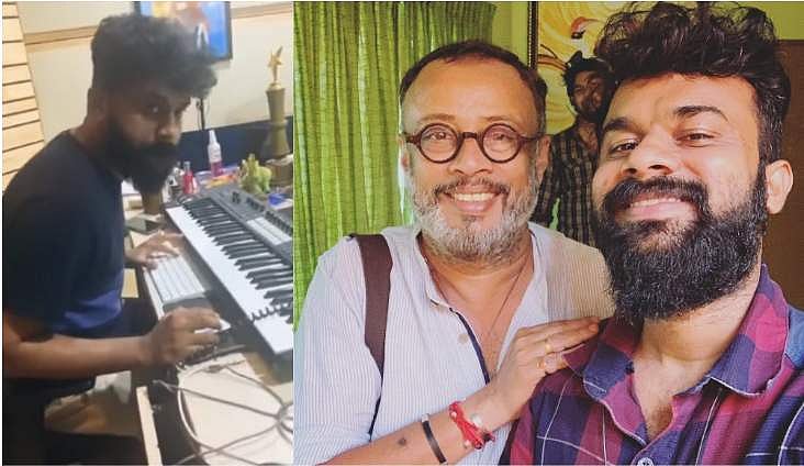 'ഈ താടിക്കാരൻ ചില്ലറക്കാരനല്ലെന്ന് തെളിയിച്ചു', മ്യാവുവിന്റെ സം​ഗീത സംവിധായകനെ കാമറയിലാക്കി ലാൽ ജോസ്