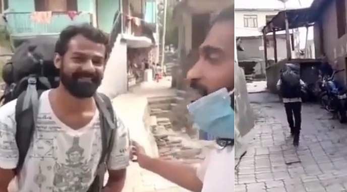 'ആ ഭാരവും ചുമന്നു പോകുന്ന മനുഷ്യനാണ് പ്രണവ് മോഹൻലാൽ', മണാലിയിലെ വഴിയിൽ നിന്ന് കിട്ടിയ താരം; വിഡിയോ