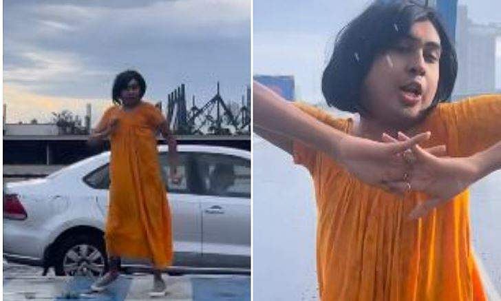 പെൺവേഷം കെട്ടി മഴയത്ത് കൊല്‍ക്കത്ത ഫ്ലൈ ഓവറില്‍ യൂട്യൂബറിന്റെ നൃത്തം ; സോഷ്യല്‍ മീഡിയയില്‍ വൈറല്‍, കേസ് ( വീഡിയോ)