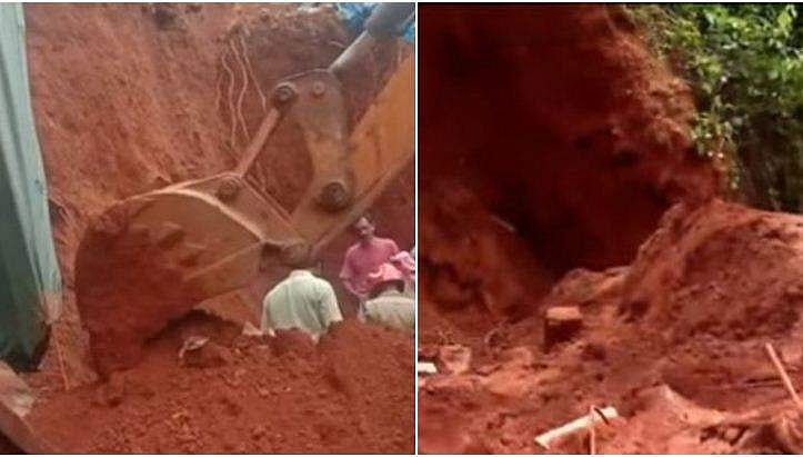 കോഴിക്കോട് മതിലിടിഞ്ഞു വീണ് മണ്ണിനടിയില്‍പ്പെട്ട് തൊഴിലാളി മരിച്ചു