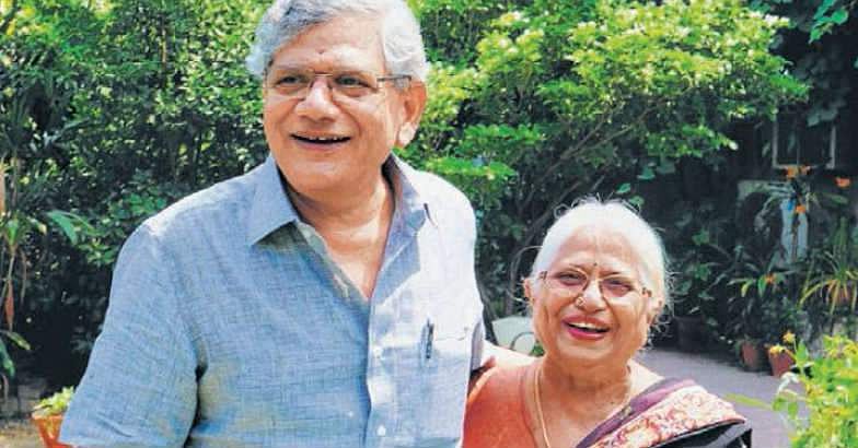 സീതാറാം യെച്ചൂരിയുടെ അമ്മ കൽപകം യെച്ചൂരി അന്തരിച്ചു