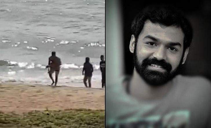 നടുക്കടലിൽ പെട്ടുപോയ തെരുവുനായയെ തീരത്തെത്തിച്ച് പ്രണവ് മോഹൻലാൽ; വിഡിയോ വൈറൽ 