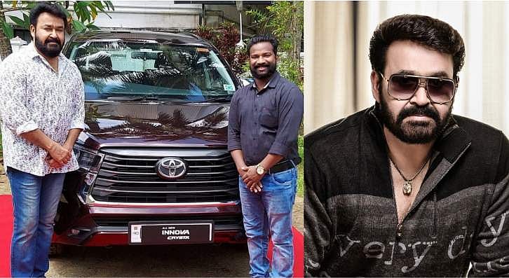 ​ഗാർനെറ്റ് റെഡിലെ ക്രിസ്റ്റ, പുത്തൻ ഇന്നോവ സ്വന്തമാക്കി മോഹൻലാൽ; ചിത്രങ്ങൾ