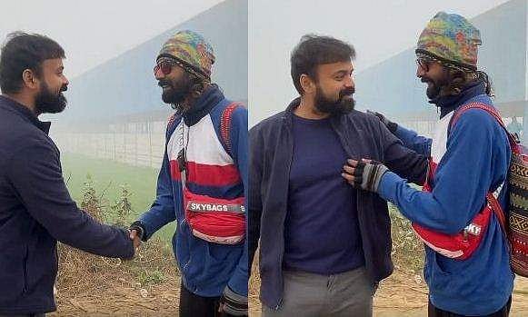 നോയിഡയിൽ 'പ്രണവ് മോഹൻലാൽ' ലൈറ്റിനെ കണ്ട സന്തോഷത്തിൽ ചാക്കോച്ചൻ; ചിരി നിറച്ച് വിഡിയോ