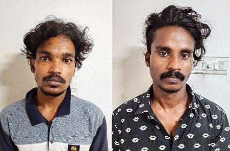 അതിഥി തൊഴിലാളികളുടെ വീട് കുത്തിത്തുറന്ന് മൊബൈൽ ഫോണുകൾ മോഷ്ടിച്ചു; രണ്ട് പേർ അറസ്റ്റിൽ