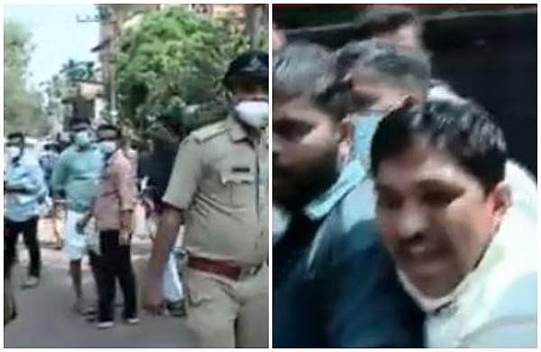 കെ റെയിലിന് എതിരെ കണ്ണൂരില്‍ യൂത്ത് കോണ്‍ഗ്രസ് പ്രതിഷേധം: മന്ത്രിയുടെ പരിപാടിയിലേക്ക് തള്ളിക്കയറാന്‍ ശ്രമിച്ചു; സംഘര്‍ഷം, അറസ്റ്റ്