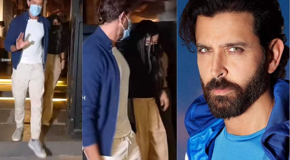 അജ്ഞാത സുന്ദരിക്കൊപ്പം ഹൃത്വിക് റോഷന്‍, കാമുകിയാണോ എന്ന് ആരാധകര്‍; വിഡിയോ വൈറല്‍
