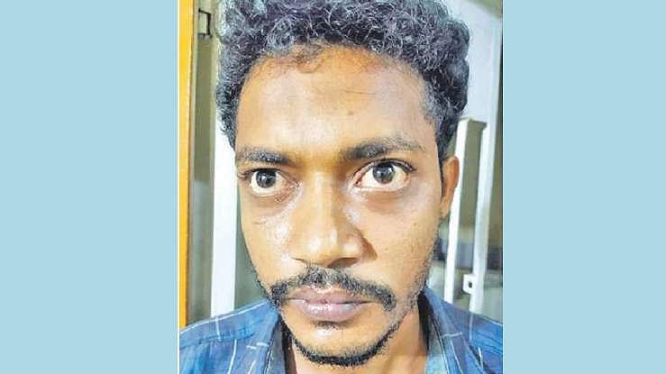ജോലിക്ക് പോകാൻ ആവശ്യപ്പെട്ടു, ഭാര്യയെ വിറകു കൊണ്ട് തലയ്ക്കടിച്ചു;  ഒന്നരവയസ്സുള്ള കുട്ടിയെ തൂക്കിയെടുത്തെറിഞ്ഞു; യുവാവ് അറസ്റ്റിൽ