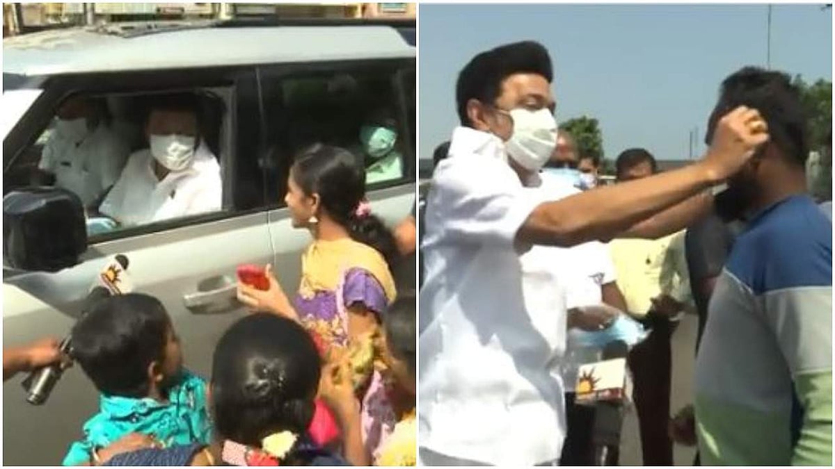 മാസ്‌ക് ധരിക്കാതെ വഴിയരികില്‍ ജനങ്ങള്‍; കാര്‍ നിര്‍ത്തി മുഖ്യമന്ത്രി; വൈറല്‍ വീഡിയോ 