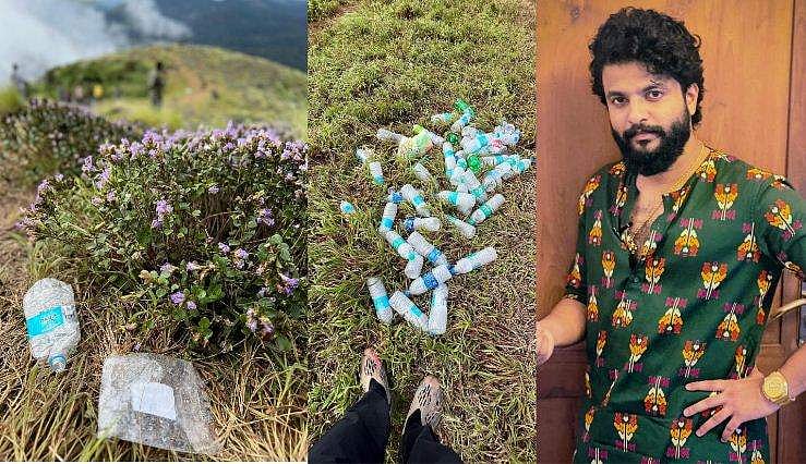 'ഇത് ദുരന്തമായി മാറുകയാണ്', നീലക്കുറിഞ്ഞിക്കിടയിൽ നിറഞ്ഞ് പ്ലാസ്റ്റിക്; വിമർശനവുമായി നീരജ് മാധവ്
