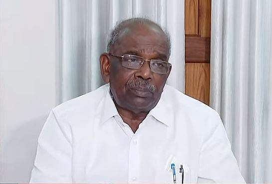 എംഎം മണി സഞ്ചരിച്ച കാർ ഇടിച്ച് കാൽനടയാത്രക്കാരന് പരുക്ക്
