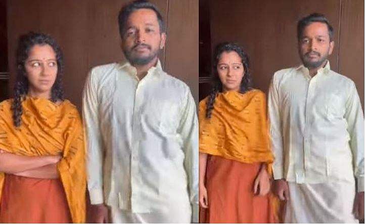 'അറേഞ്ച്ഡ് മാരേജിന് ശേഷമുള്ള ആദ്യത്തെ റീൽ'; വൈറലായി ബേസിലിന്റേയും ദർശനയുടേയും വിഡിയോ