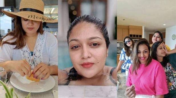 സുഹൃത്തുക്കള്‍ക്കൊപ്പം തായ്‌ലന്‍ഡില്‍ അവധി ആഘോഷിച്ച് മേഘന രാജ്; ചിത്രങ്ങള്‍