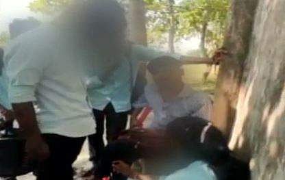 പെണ്‍കുട്ടിയെ ആണ്‍കുട്ടികളെ കൊണ്ട് ഉമ്മ വെപ്പിച്ചു; വീഡിയോ വൈറല്‍; റാഗിങില്‍ കേസ്