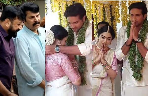 നിരഞ്ജ് മണിയന്‍പിള്ള രാജു വിവാഹിതനായി, വധു നിരഞ്ജന; താരസമ്പന്നമായി വിവാഹം