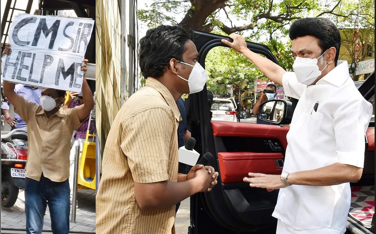 'സാര്‍ എന്നെ സഹായിക്കൂ'; വഴിയില്‍ പ്ലക്കാര്‍ഡുമായി വിദ്യാര്‍ത്ഥി; കാര്യം ചോദിച്ചറിഞ്ഞ് സ്റ്റാലിന്‍