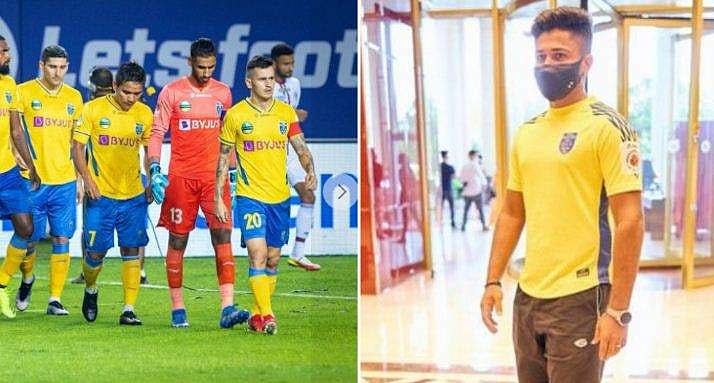 'ചാമ്പിയേക്ക്'; കേരള ബ്ലാസ്റ്റേഴ്‌സിനോട് സഞ്ജു സാംസണ്‍